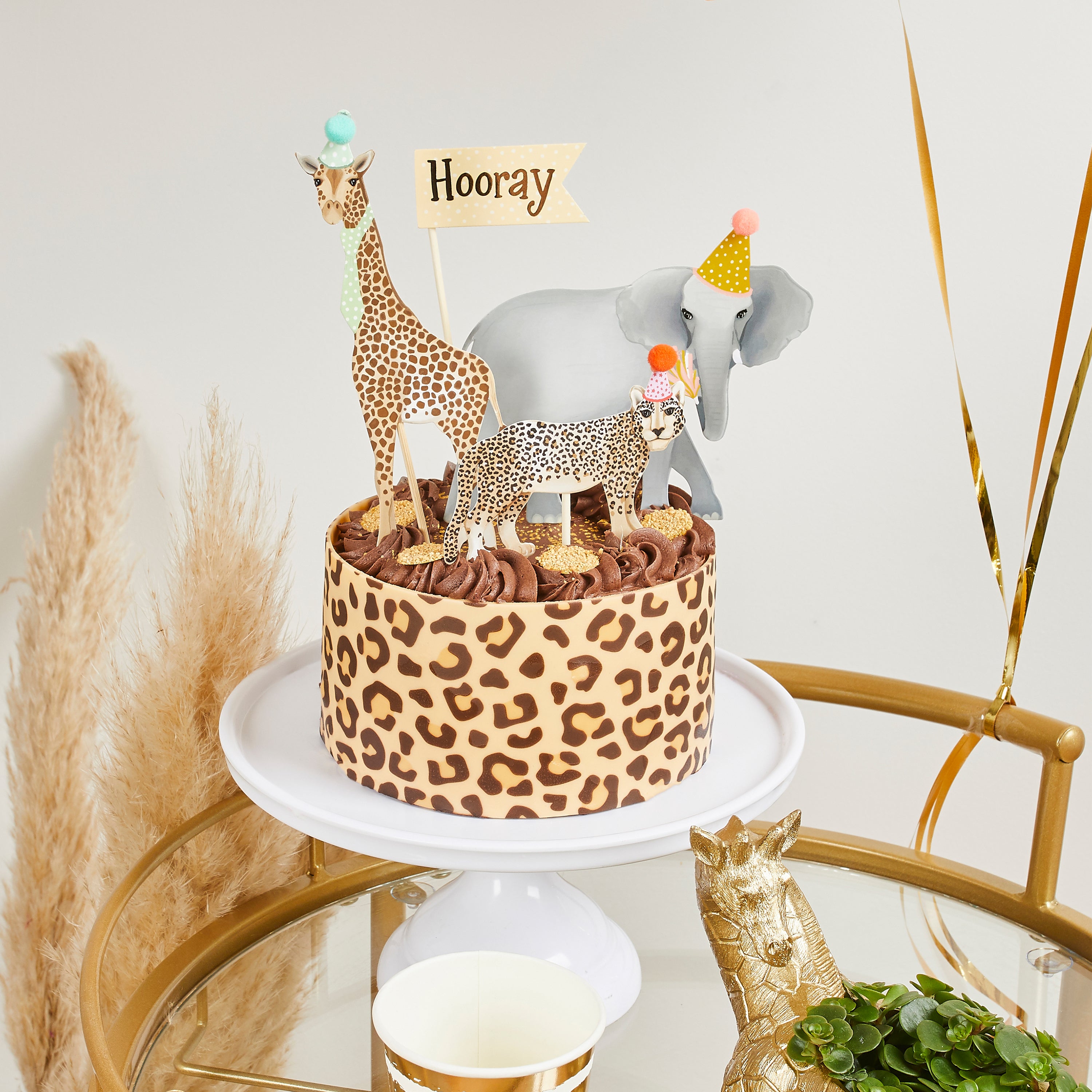 Safari Animals | Sweet Tops - Personalised, Edible Cake Toppers and Gifts